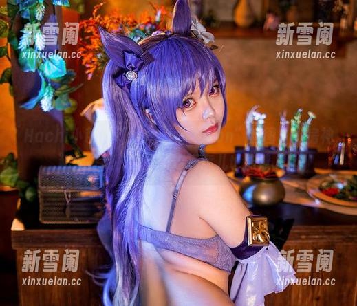 Hachi小芭的“NezukoApron”套图，厨房神秘大挑战，没想到这玩意儿也能撩人！
