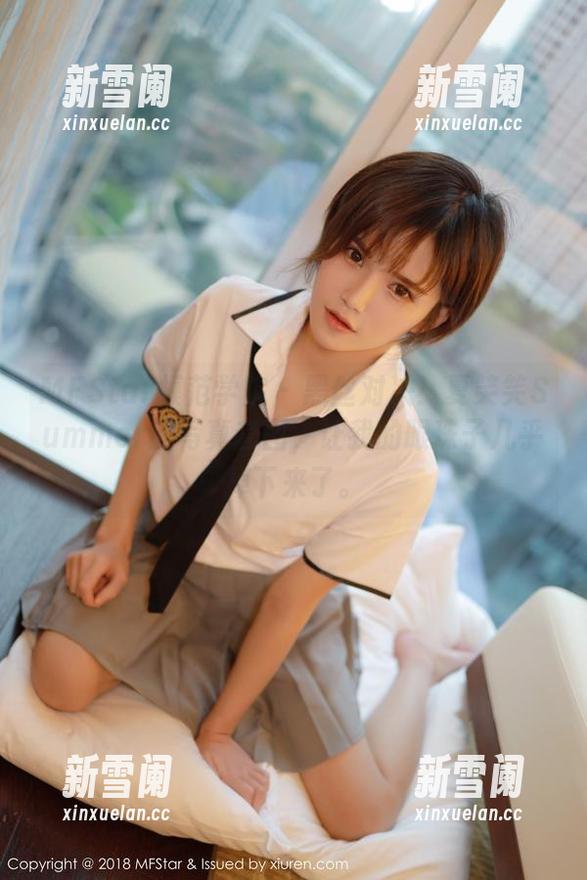MFStar模范学院 - 黑丝对决！夏笑笑Summer的写真套图，让我的眼珠子几乎掉下来了。