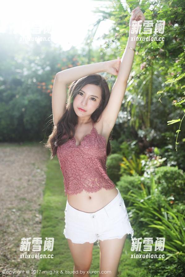 MyGirl美媛馆 - 看！徐子琦最新写真，透明得像一张白纸，别想太多哦。