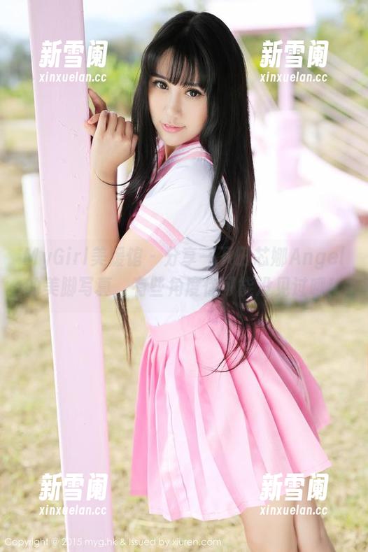 MyGirl美媛馆 - 分享一下田芯娜Angel的美脚写真，有些角度你可能没见过哦！