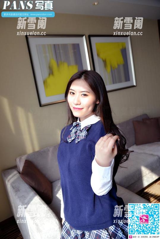 PANS写真 - 默默的“学姐”图集更新——这角度，我一开始咋没想到。