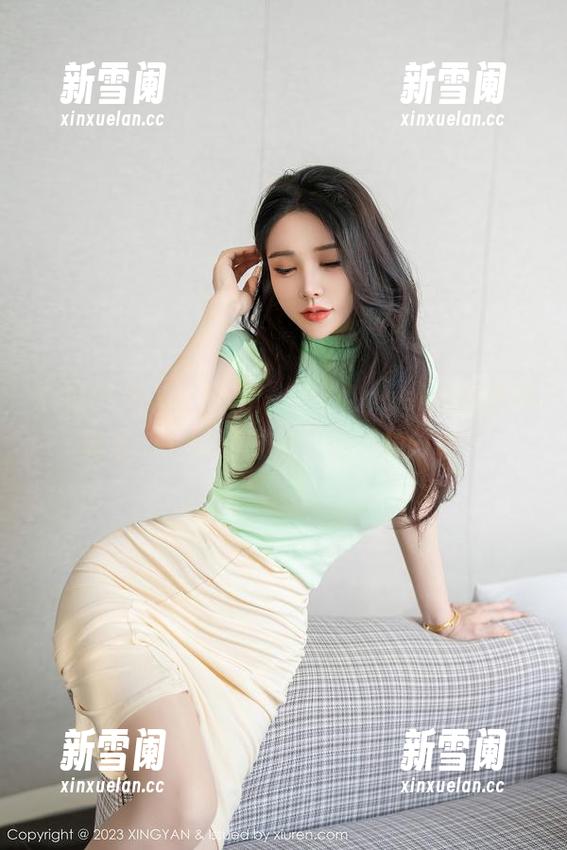 XINGYAN星颜社 - 安安Angel的黑色写真集：下载的时候记得关掉灯哦！