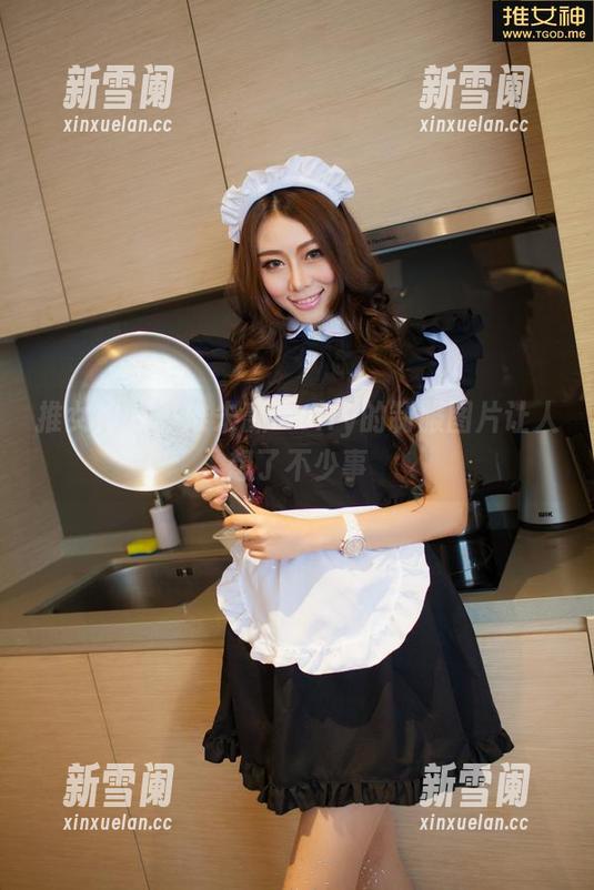 推女神 - 一堆朱赢Molly的制服图片让人想了不少事